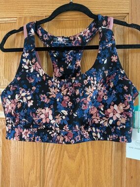 Wander Floral Racerback Sports Bra